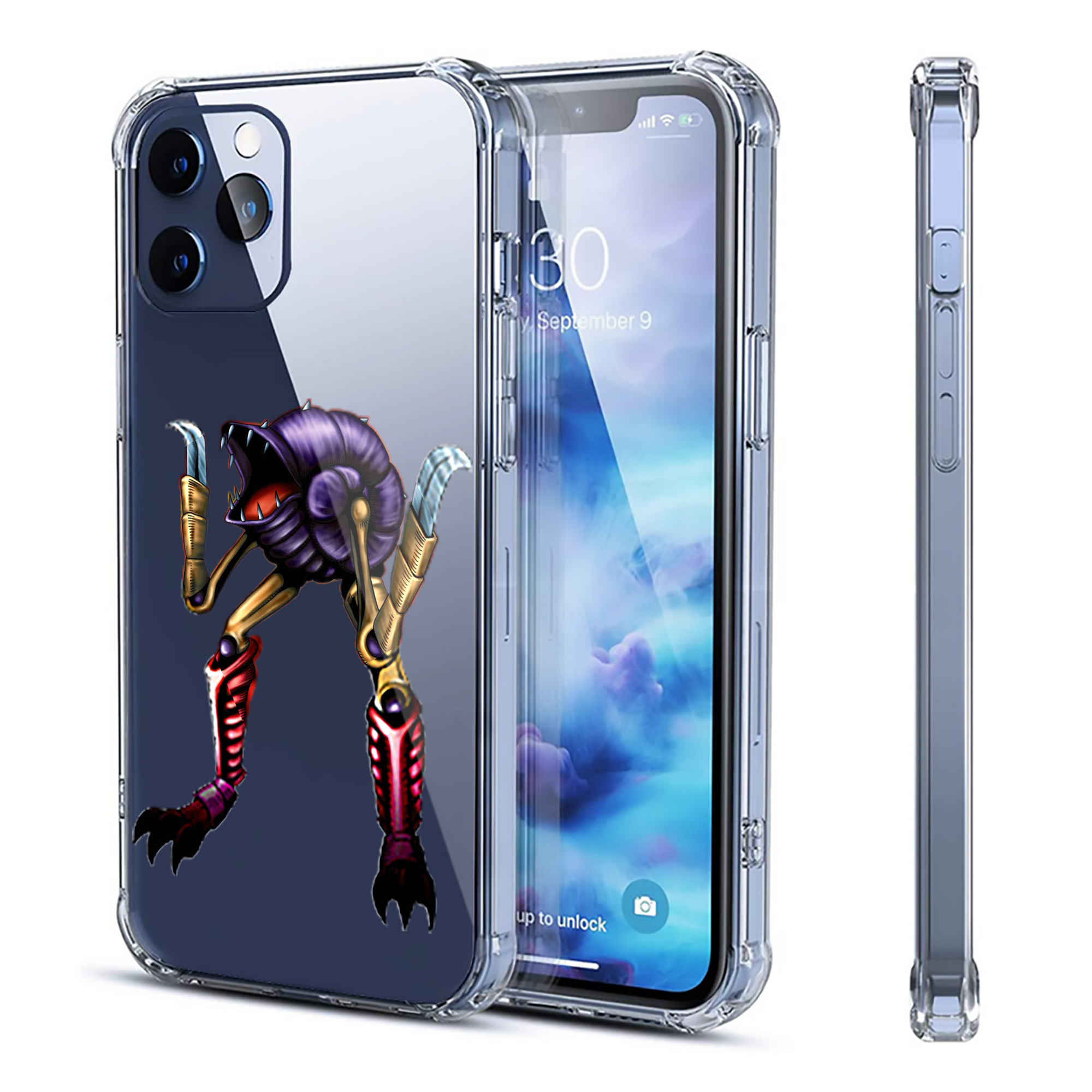 （画像用） 遊☆戯☆王 Yu-Gi-Oh! 【iPhone 12シリーズ対応】透明スマホケース（クリアソフトケース）